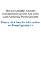 Mobile Screenshot of liveupdater.com